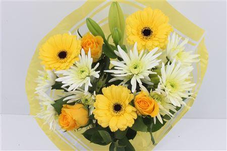 <h4>Boeket Splash Geel</h4>