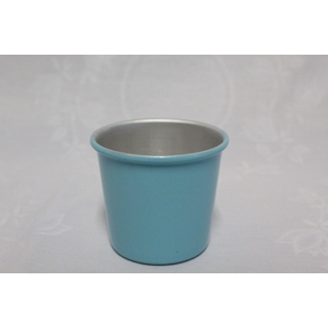 CACHEPOT DE ALUMINIO P06 VERDE TIFFANY