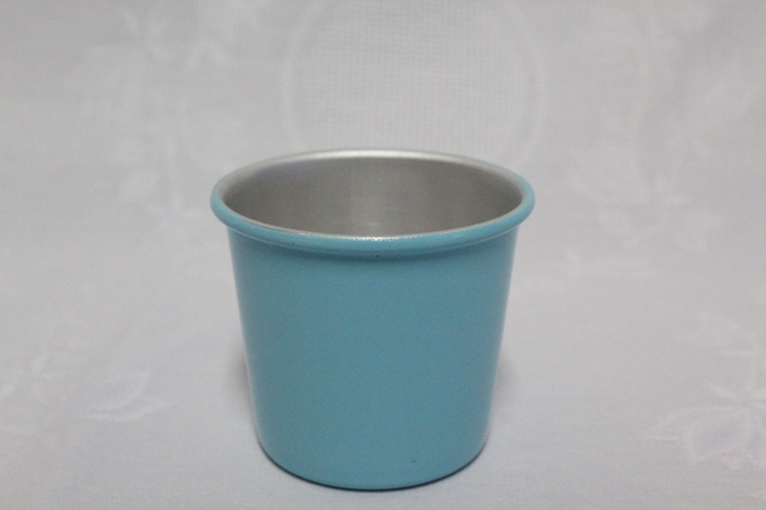 <h4>CACHEPOT DE ALUMINIO P06 VERDE TIFFANY</h4>