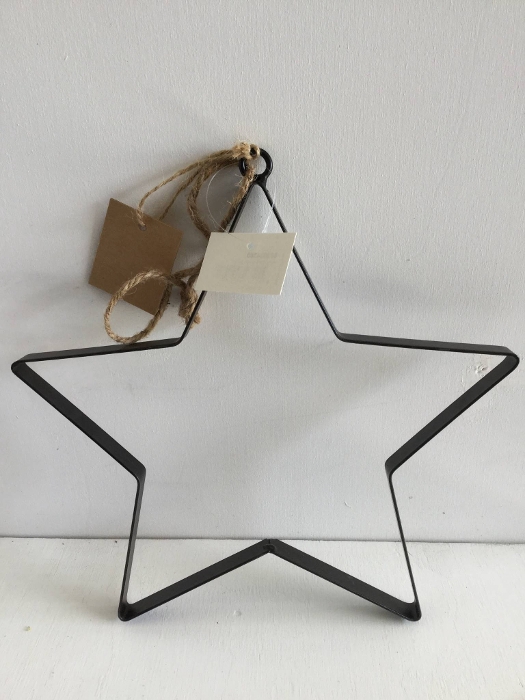 HANGING STAR METAL BAND D30 BLACK