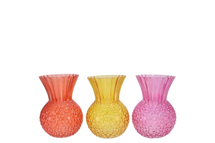 <h4>Senna Dutch Orange Mix Vase Ass 13x18cm</h4>