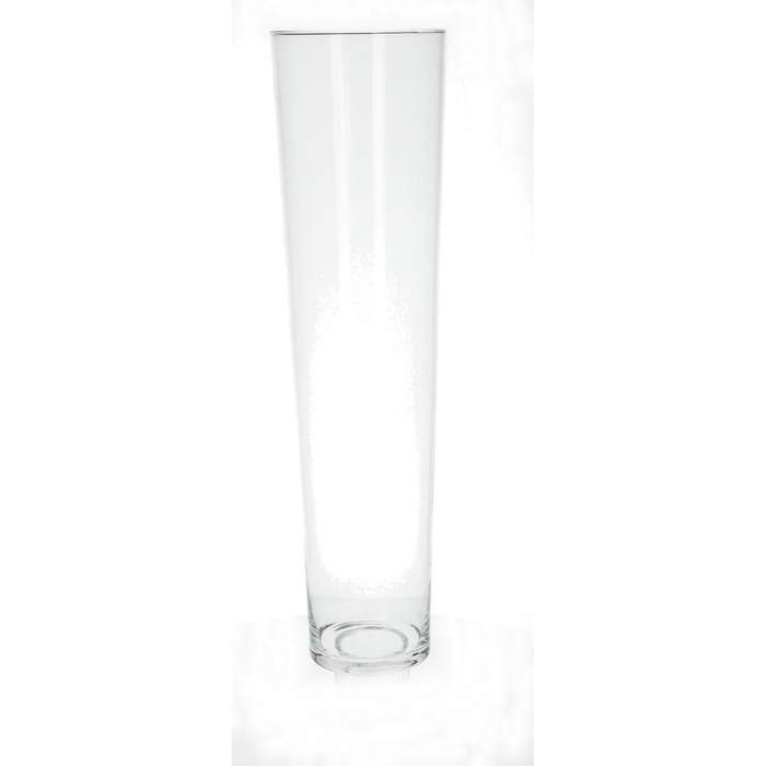 <h4>Glass vase Conical d19*70cm</h4>