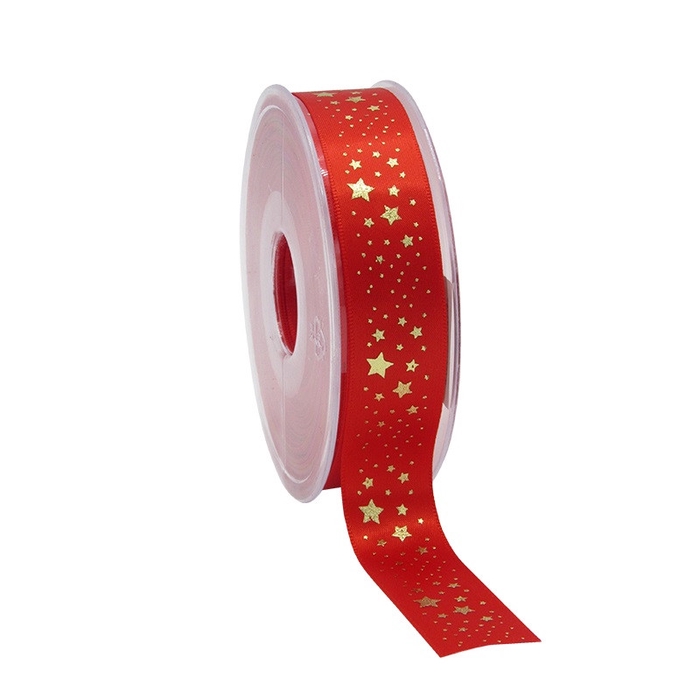 <h4>Kerst Lint Wonderful star 23mm 25m</h4>