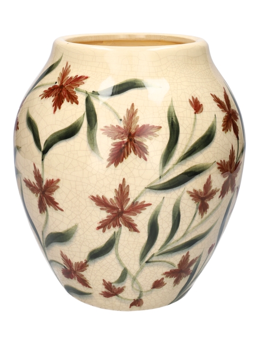 <h4>DF03-741352300 - Vase Florisse d14.5/22xh25.5 beige</h4>