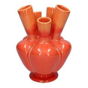 Vase Talia1 d13xh17 orange/cherry