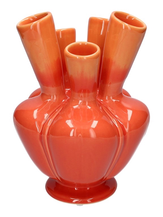 <h4>Vase Talia1 d13xh17 orange/cherry</h4>