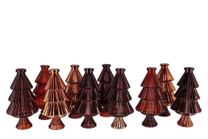 Jazz Scottish Spice Vase X-mas Tree Ass 11x22cm Nm