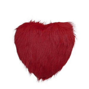 Valentijn Deco hanger hart fluffy d23cm