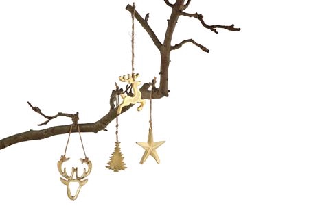 <h4>Alumina Gold 8cm Christmas Hanger Ass P/1</h4>