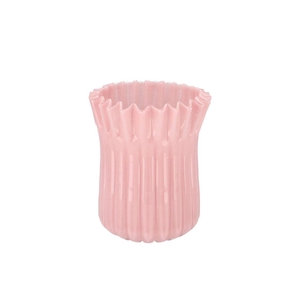 Imke Pink Vase Milky 18x18x23cm