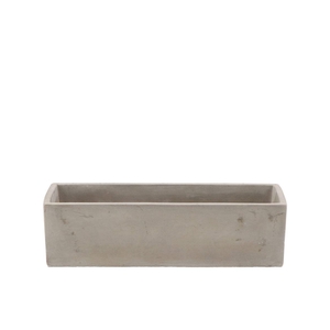 Concrete Bowl Rectangle 28x9x8cm