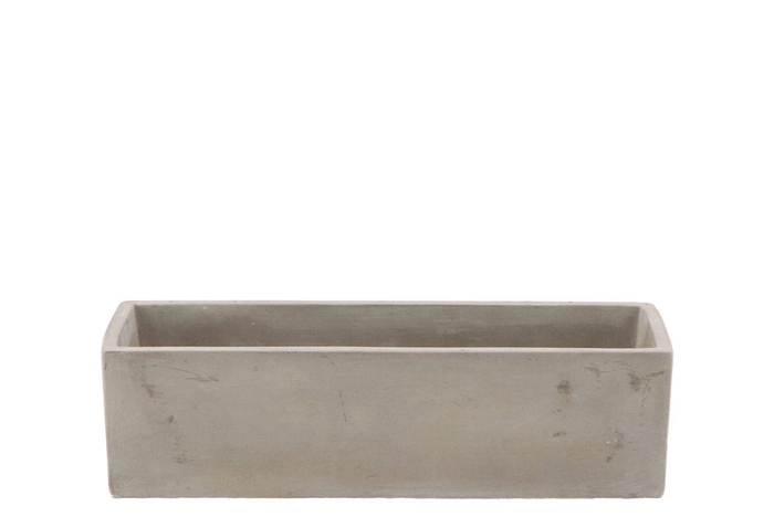 Concrete Bowl Rectangle 28x9x8cm