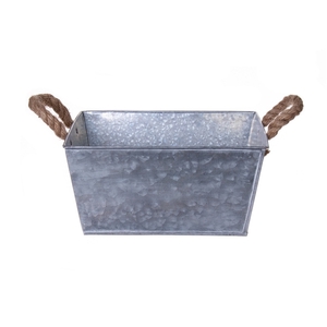 Planter Jari 27x27x14 zinc