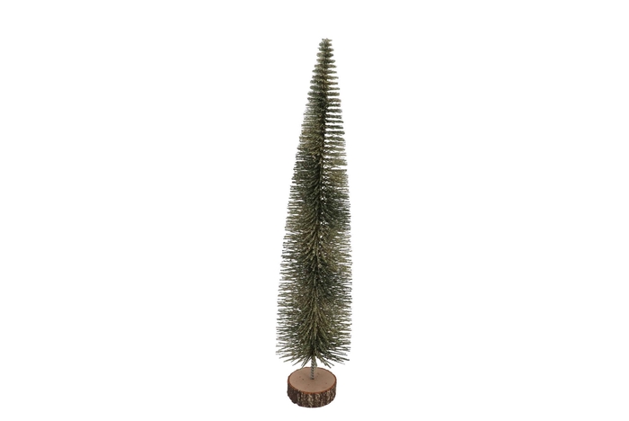 Sparkle Twist Majestic Green Snow Tree 30x6cm
