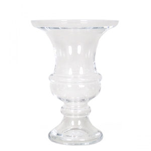 Glas Griekse urn d28*45cm