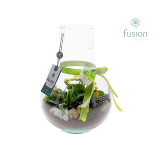 Green Bottle Suzanne Medium met Pasen arrangement