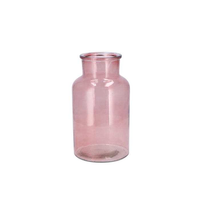 <h4>Dry Glass Blush Pink Milk Bottle 15x26cm Nm</h4>