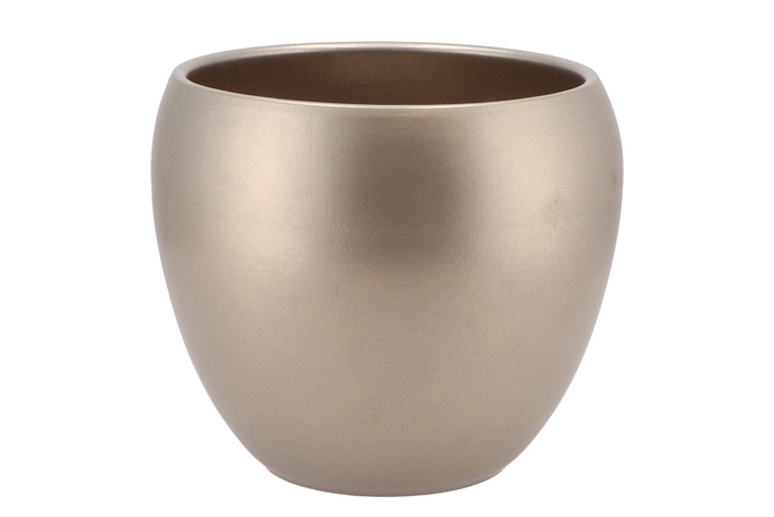 <h4>Vinci Champagne Flower Pot 22x19cm</h4>