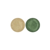 Melamine Shine Olive Green/gold Plate Round Ass 22x22x2cm