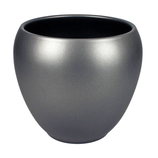<h4>Keramiek pot Rian d27 h24cm antraciet  mat</h4>