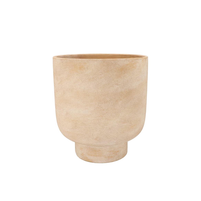 <h4>Florence Antique Gold Pot Round 18x18x21cm Nm</h4>