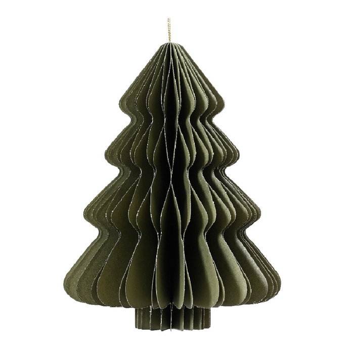<h4>Kerst Hanger boom papier 40cm</h4>
