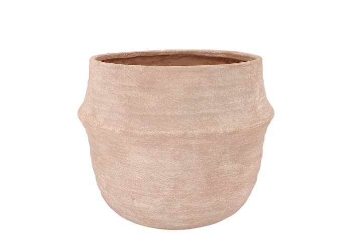 Lisboa Cream Pot Edge 20x20x18cm