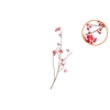 Silk Berry Blossom Red 95cm