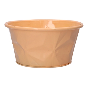 DF04-666773800 - Planter Zinna d15.5xh8 peach