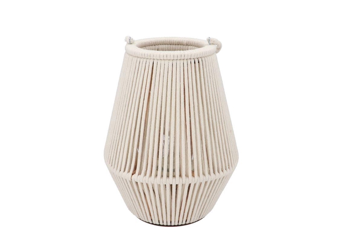 <h4>Cruz White Lantern 15x24x28cm</h4>