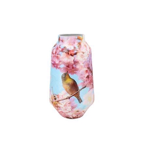 April Bird Blue Vase Iron 20x20x39cm