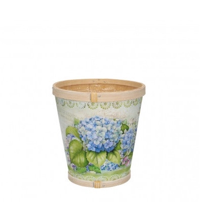 <h4>Wood Hydrangea pot d13*14cm</h4>