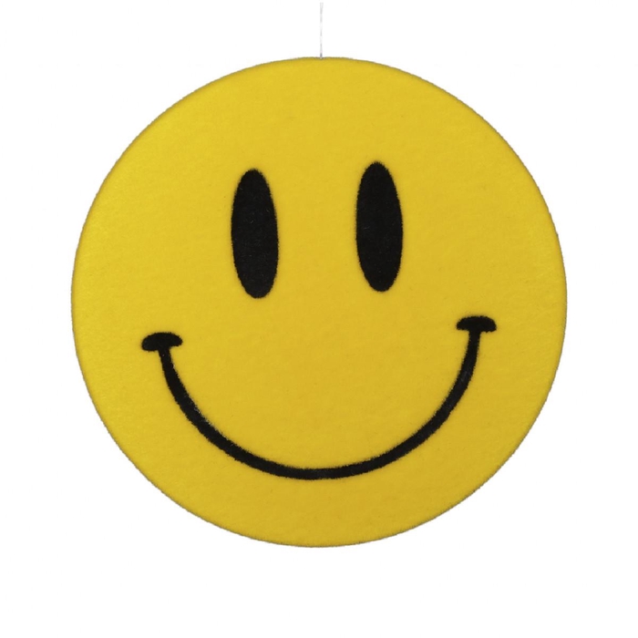 <h4>Decoratie Hanger smiley 25cm</h4>