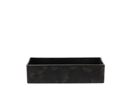 <h4>Melamine Grey Bowl Rectangle 20x10x5cm</h4>