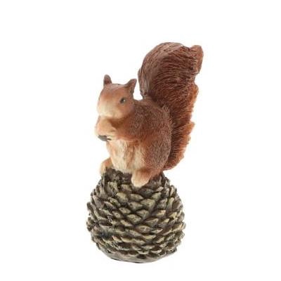 <h4>Autumn Deco squirrel 9.5*6.5*14cm</h4>