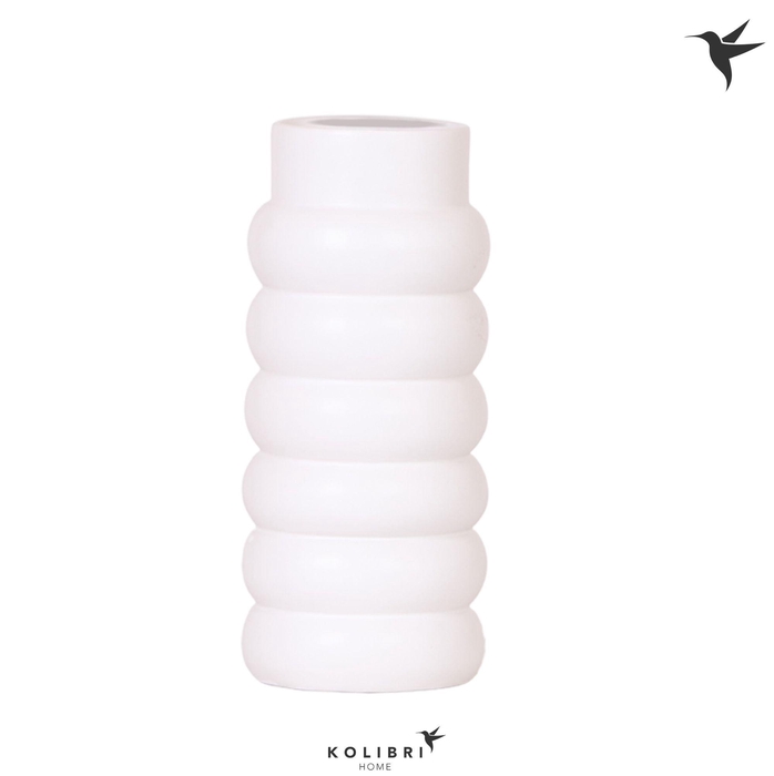 <h4>Kolibri Home Bubble pot white fall</h4>