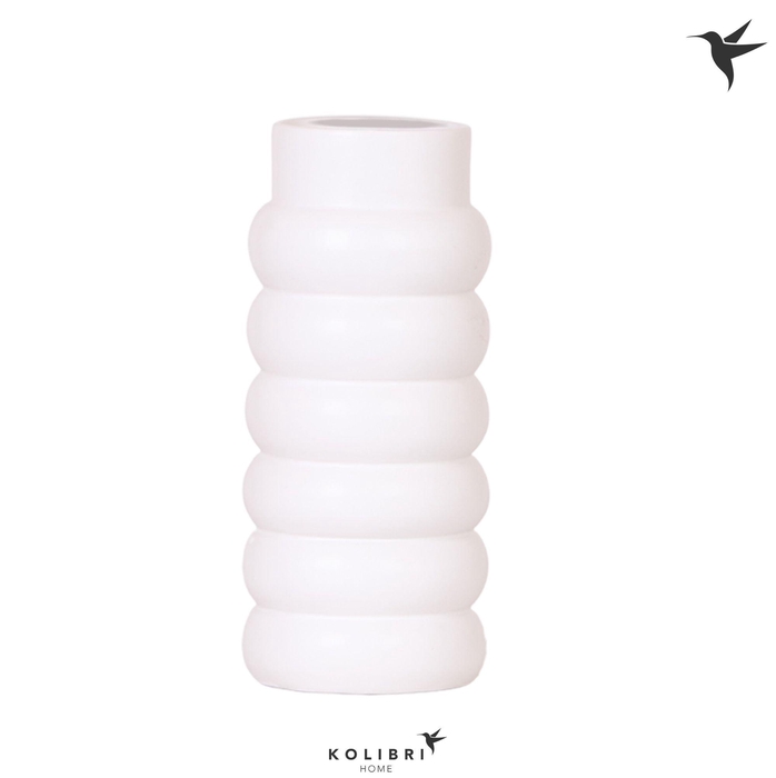<h4>Kolibri Home Bubble pot white fall</h4>