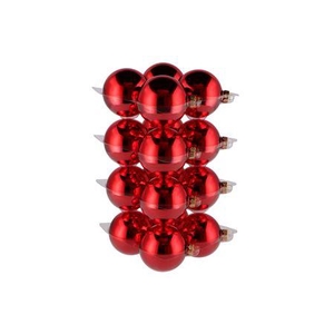 Glass Ball Shinny Red 80mm P/16 Nm