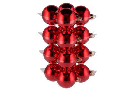 <h4>Glass Ball Shinny Red 80mm P/16 Nm</h4>