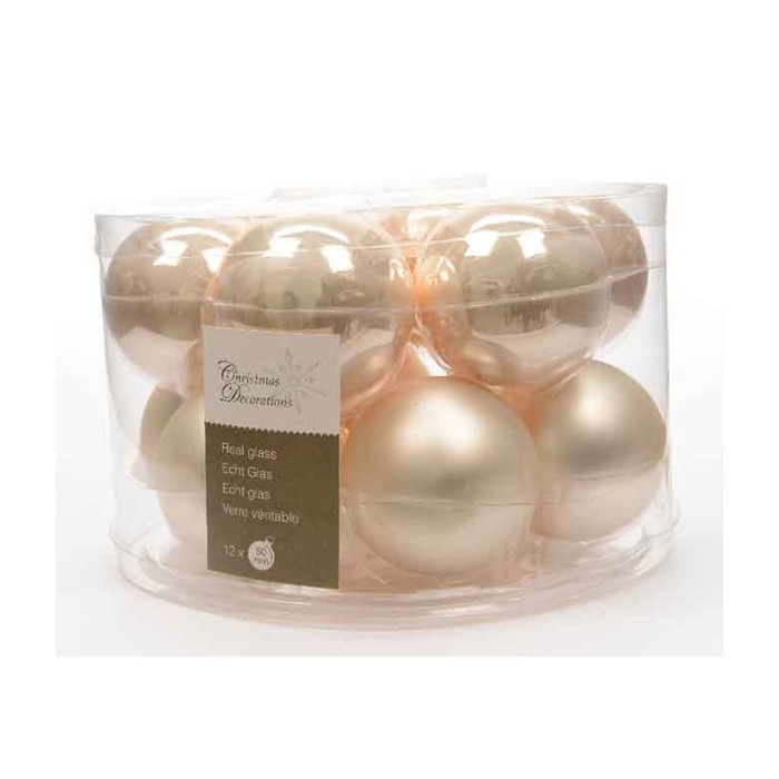 <h4>KERSTBAL GLASS 60MM 10PCS PAREL</h4>