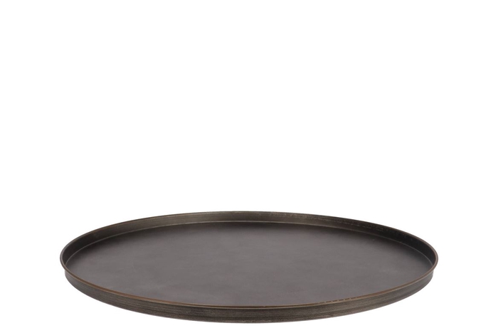 <h4>Coaster Bronze Tray Metal 36x36x2cm</h4>