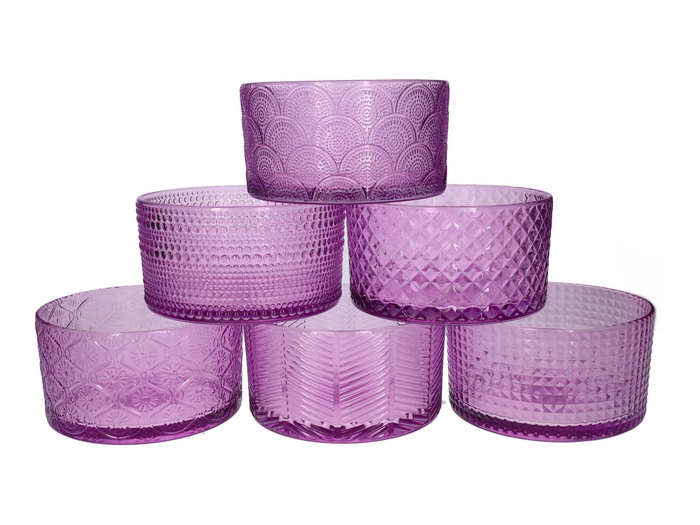 <h4>DF02-741240100 - Bowl Pipp d15xh8 6ass lilac</h4>