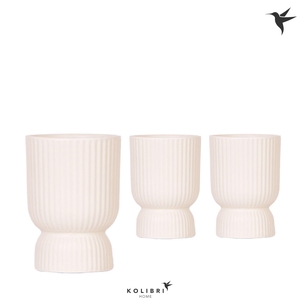 Kolibri Home Diabolo pot travertine