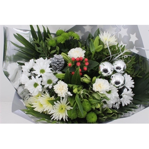 Boeket Groot Kerst Wit