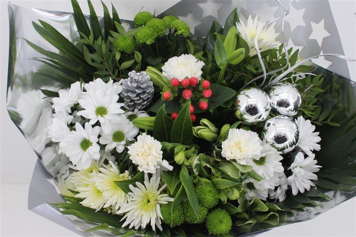 <h4>Boeket Groot Kerst Wit</h4>