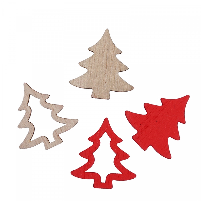 <h4>Kerst Hout boom d2.5cm x48</h4>