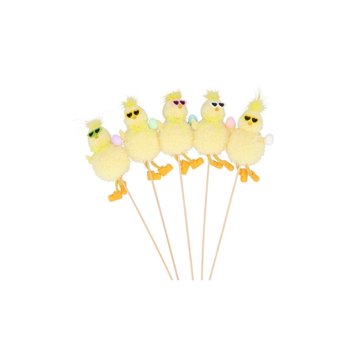 <h4>Easter Fun Pick Yellow Duck Sunny Ass 6x40cm</h4>