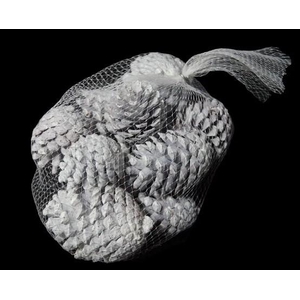 DECO Austriaca cones stone washed white - 12 pcs