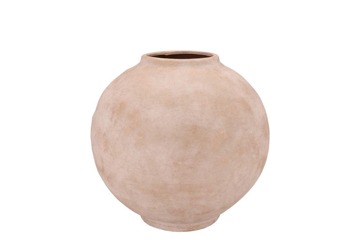 <h4>Florence Antique Gold Pot Round 22x22x22cm</h4>