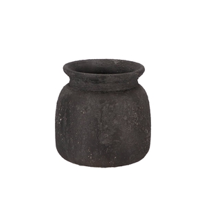 Bali Black Coal Jug 17x16cm